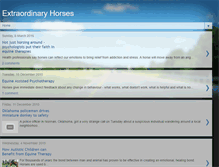 Tablet Screenshot of extraordinaryhorses.org